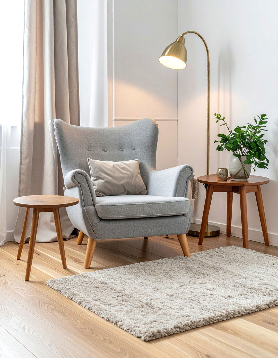Cozy Reading Nook Chair - 30 Scandinavian home decor ideas