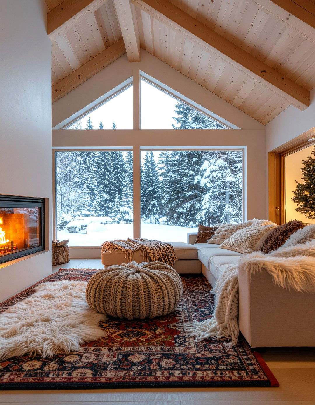 Cozy Square Living Room - 30 square living room ideas