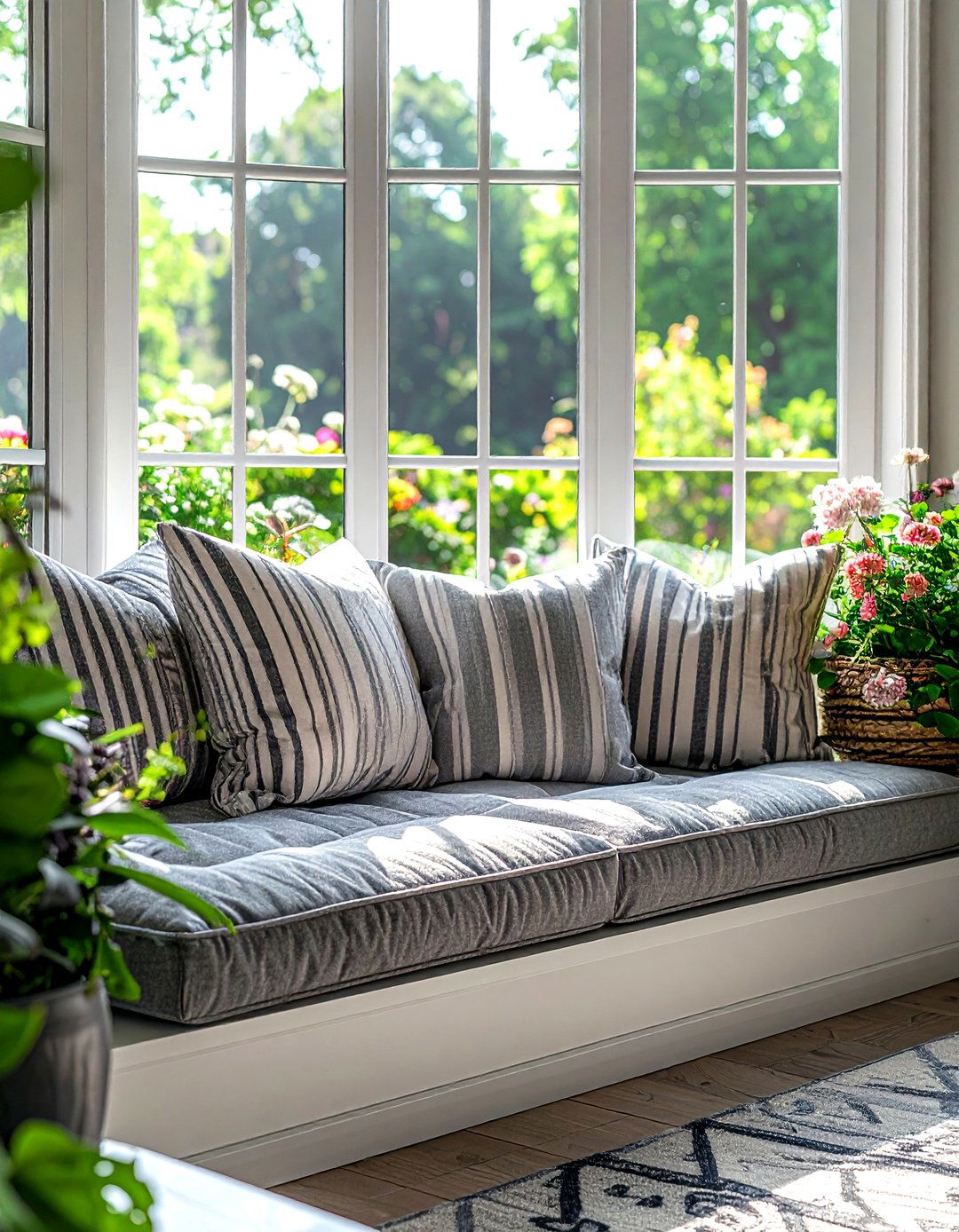 Cozy Window Seat - 30 simple decor change ideas