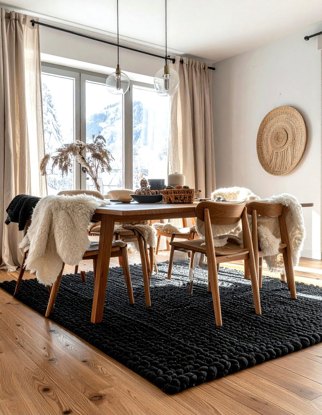 Cozy Wool Textiles - 30 Swiss dining room ideas