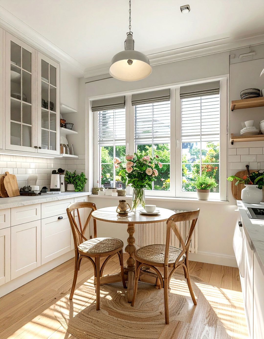 Cozy kitchen cafe style blinds - 30 kitchen blinds ideas