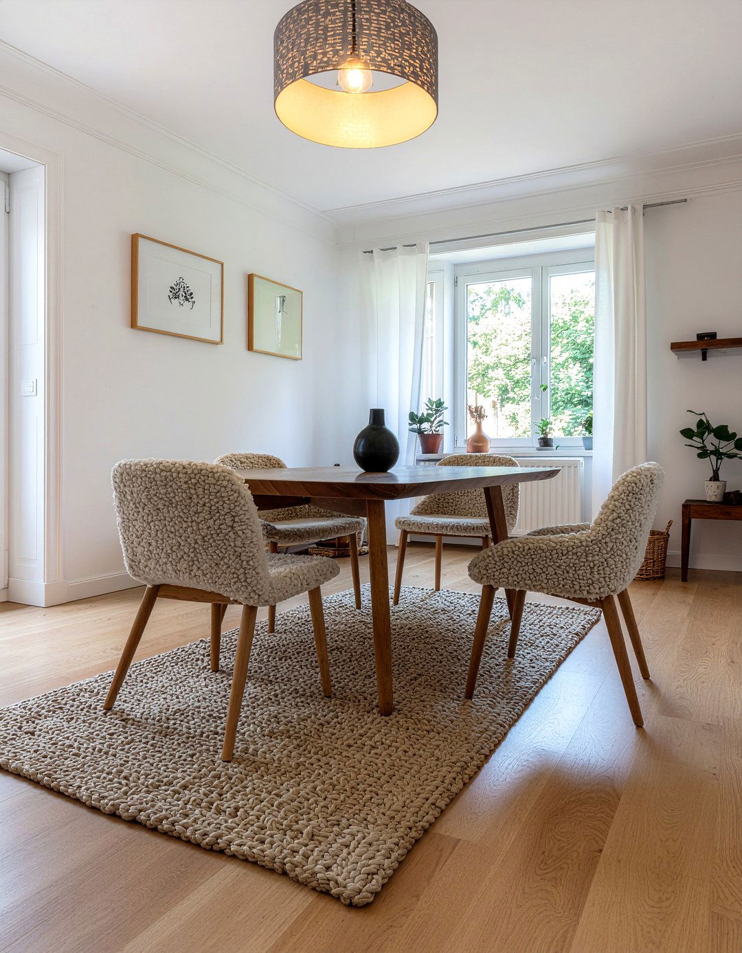 Cozy textured dining area - 30 German dining room ideas
