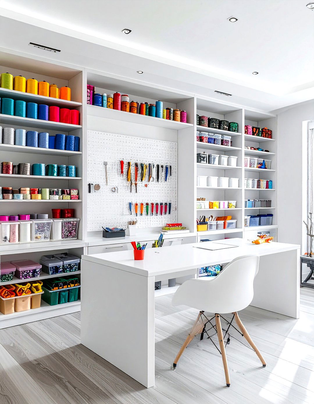 Craft room storage - 30 bonus room decor ideas