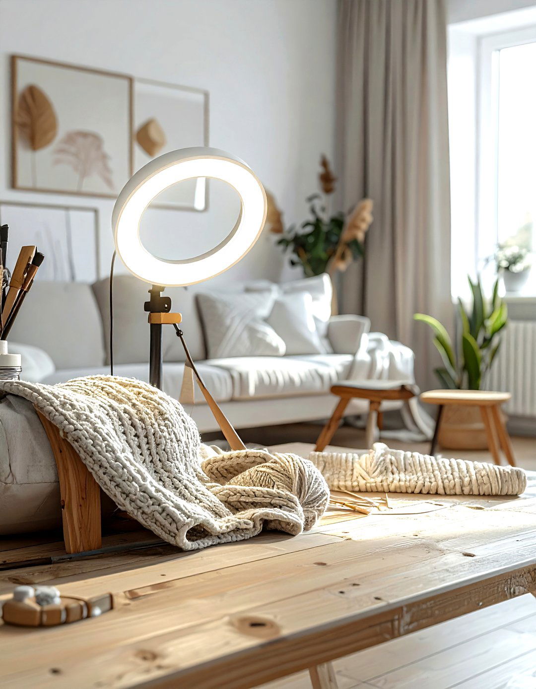 Crafting Lamp - 30 living room task lighting ideas