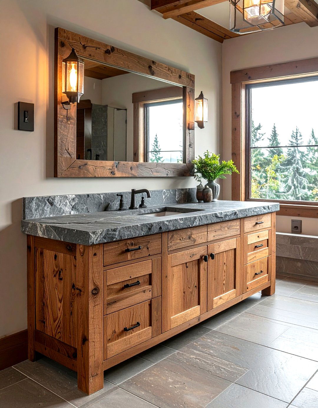 Craftsman Bathroom Vanity - 30 craftsman home decor ideas