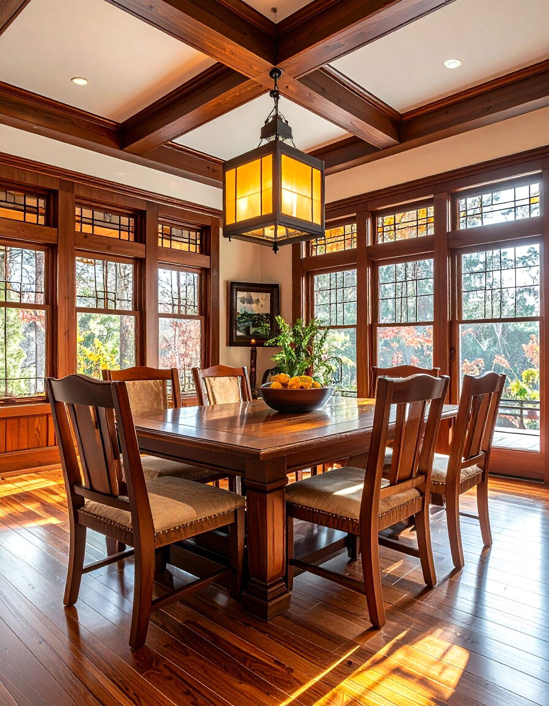 Craftsman Dining Room - 30 dining room dimmer ideas