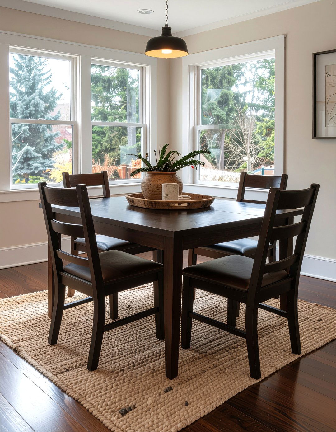 Craftsman Style Espresso Dining Room - 30 espresso dining room ideas