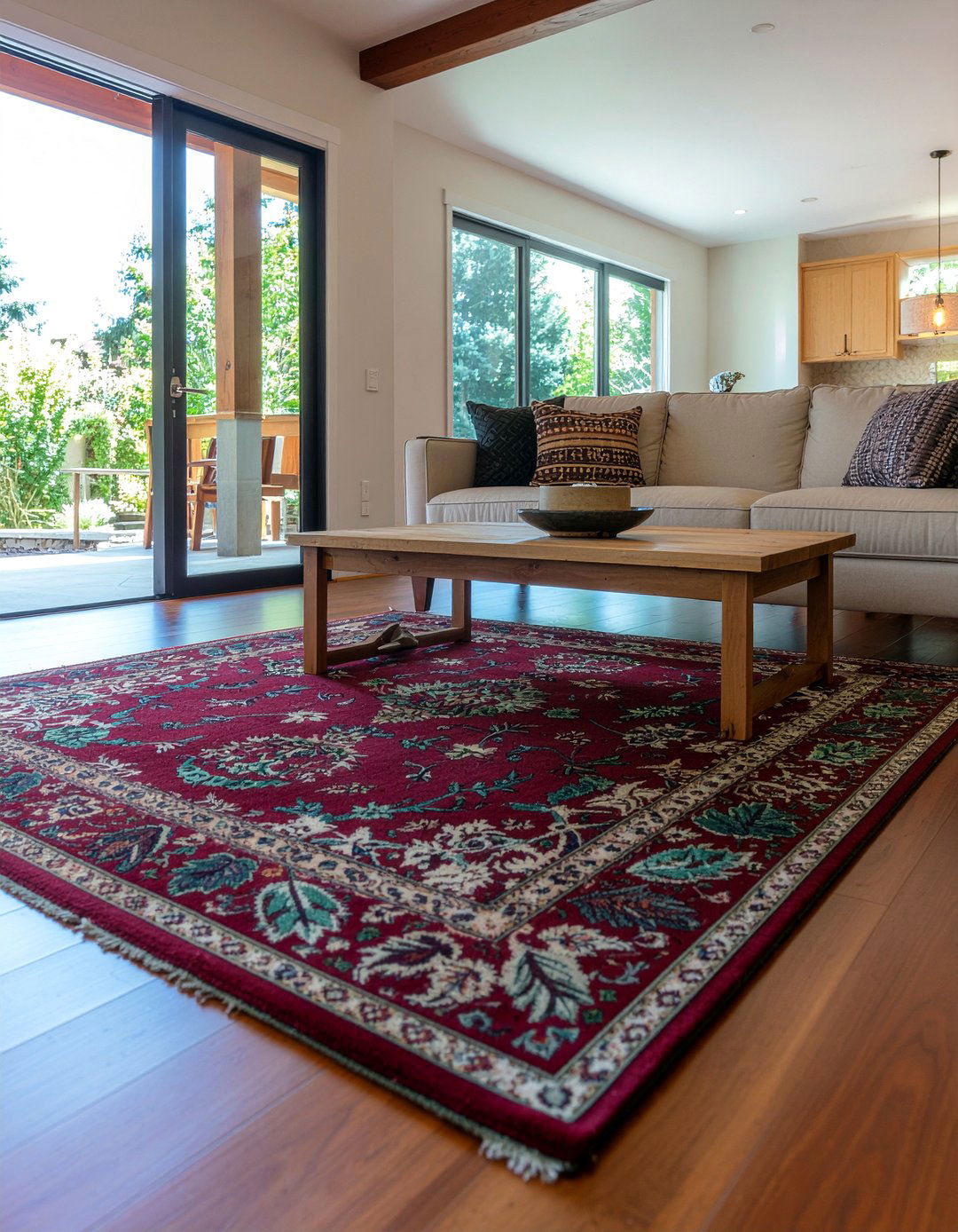 Craftsman living room rug - 30 living room Mission furniture ideas