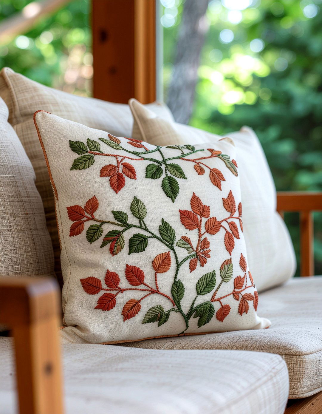 Craftsman style throw pillow - 30 living room Mission furniture ideas