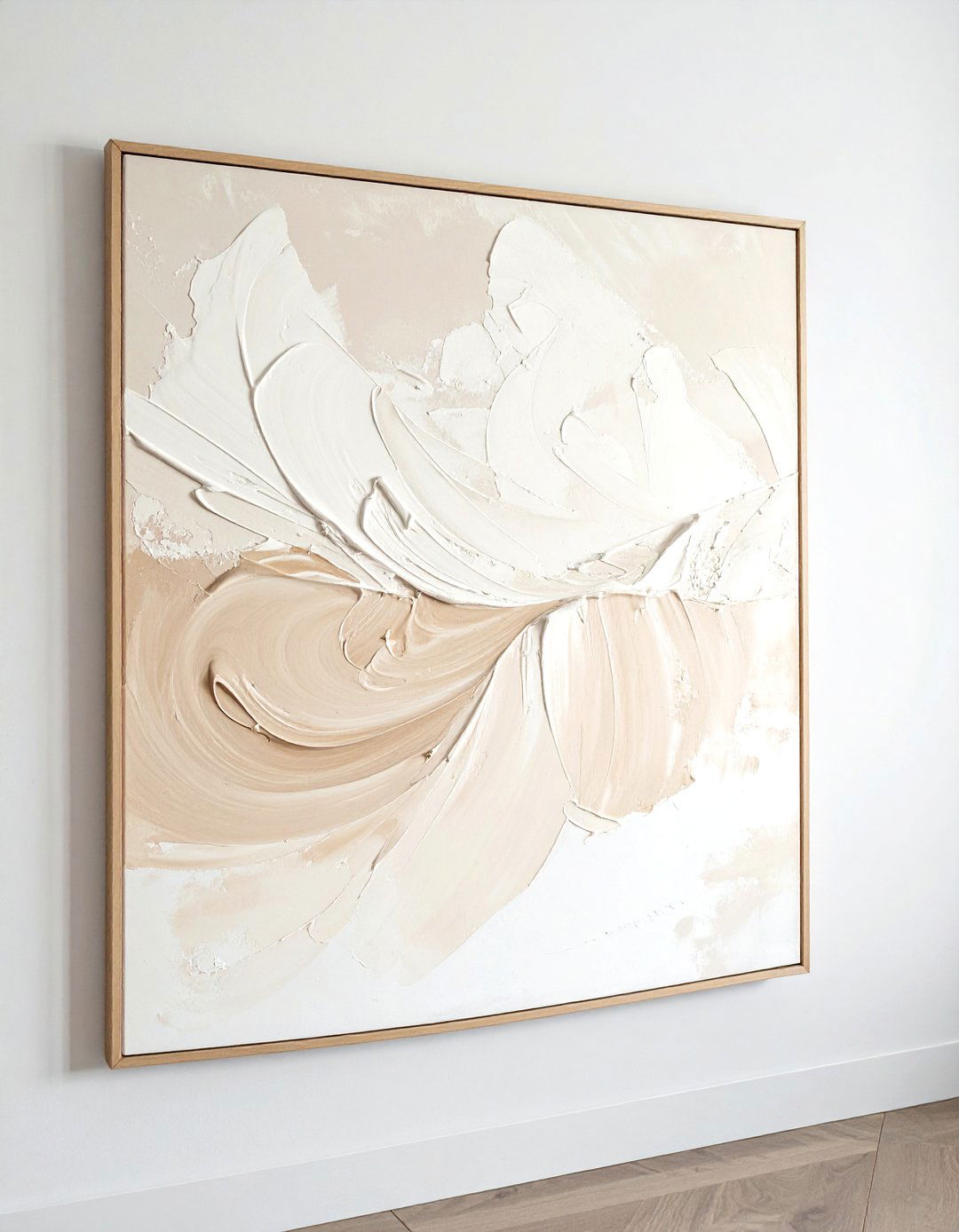 Cream Abstract Art - 30 cream dining room accessories ideas