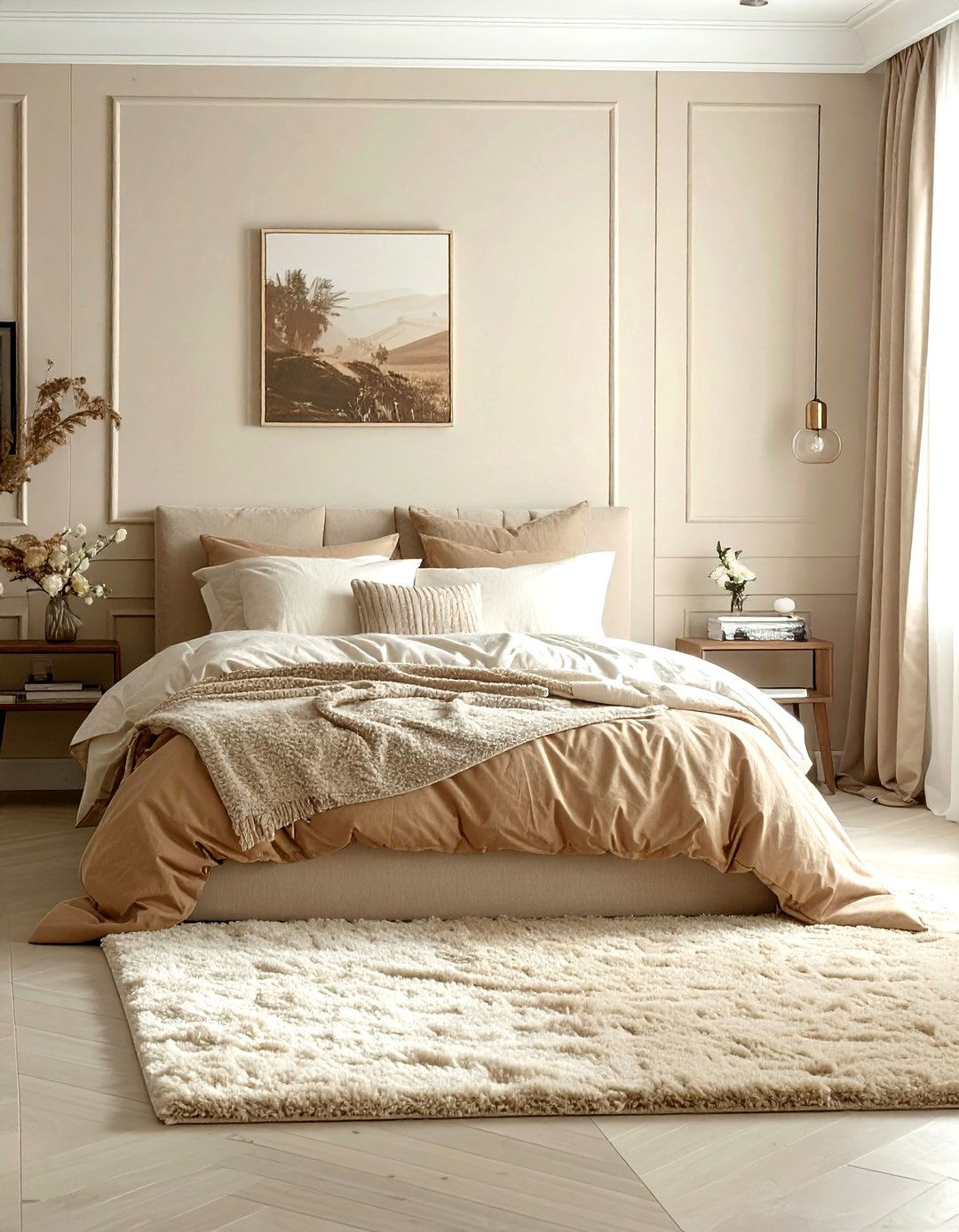 Cream And Beige Bedroom - 30 minimalist cream bedroom ideas