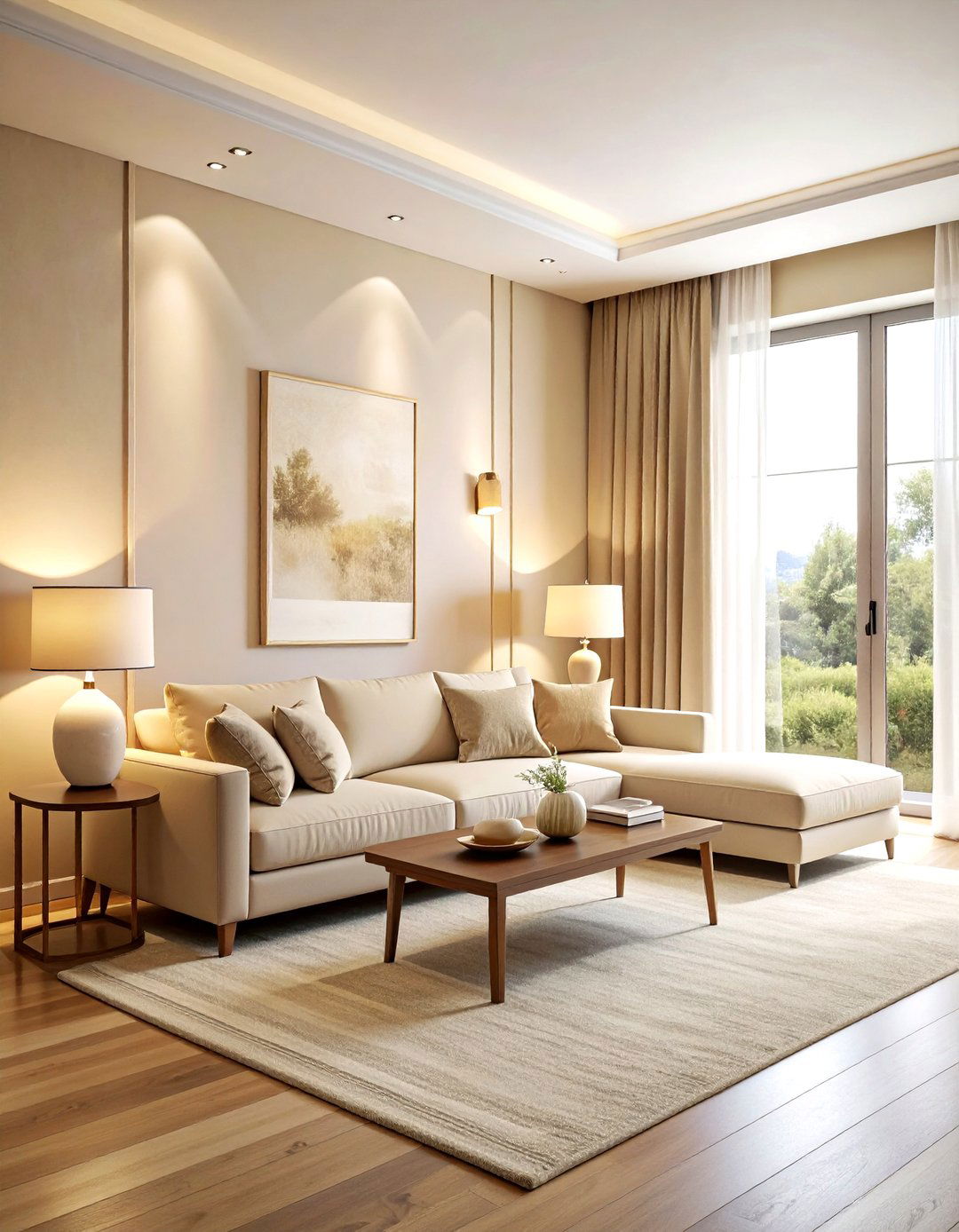 Cream And Beige Living Room - 30 beige living room design ideas