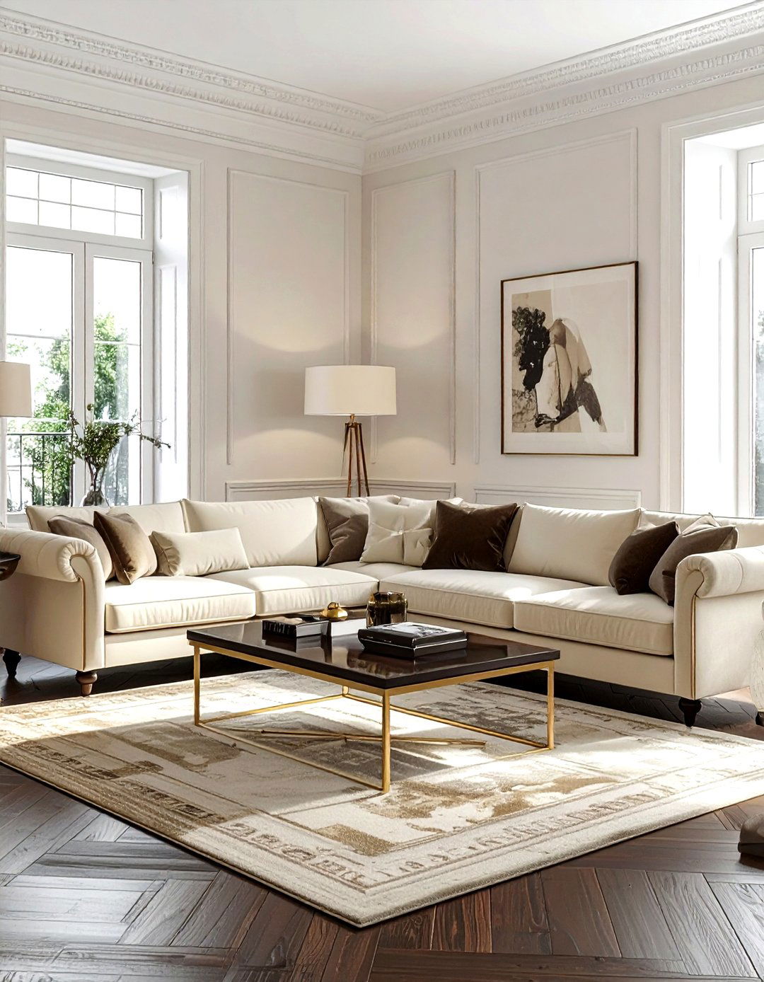 Cream And Brass Furniture - 30 cream living room furniture ideas