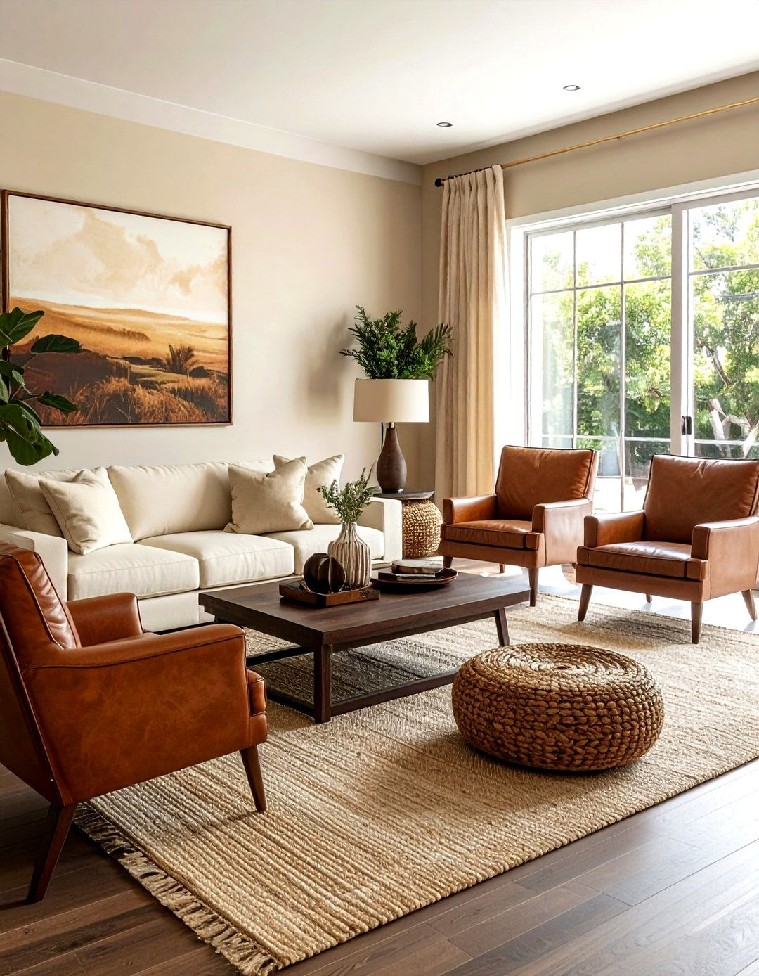 Cream And Brown Living Room - 30 cream living room decor ideas