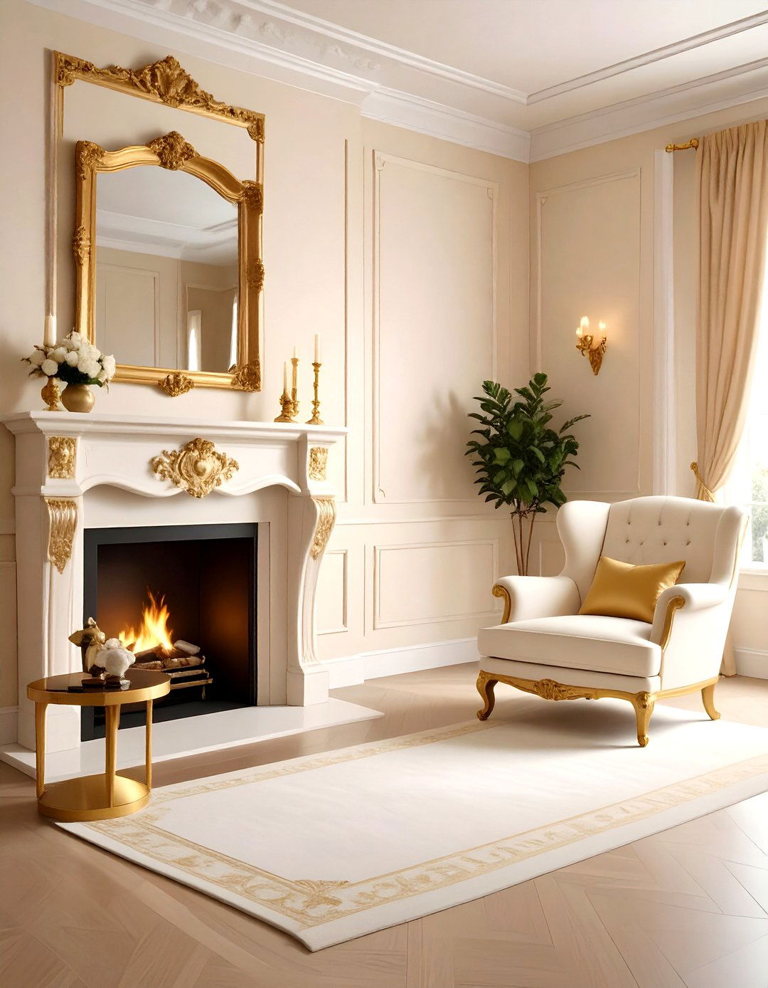 Cream And Gold Living Room - 30 gold living room ideas