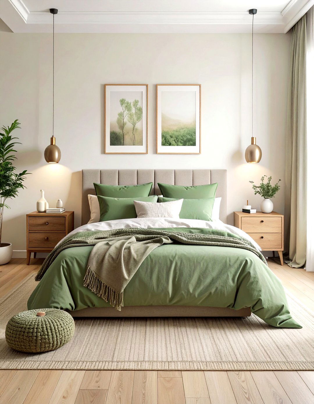Cream And Sage Green Bedroom - 30 modern cream bedroom ideas