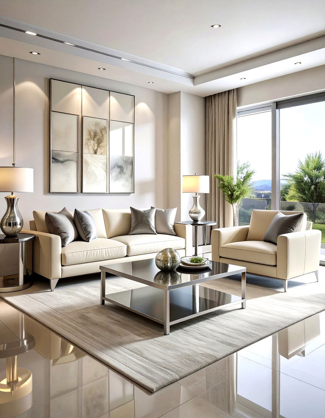 Cream And Silver Living Room - 30 cream living room decor ideas