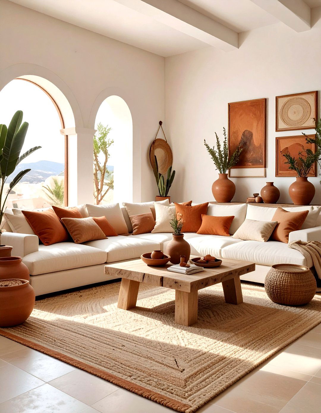 Cream And Terracotta Living Room - 30 cream living room furniture ideas