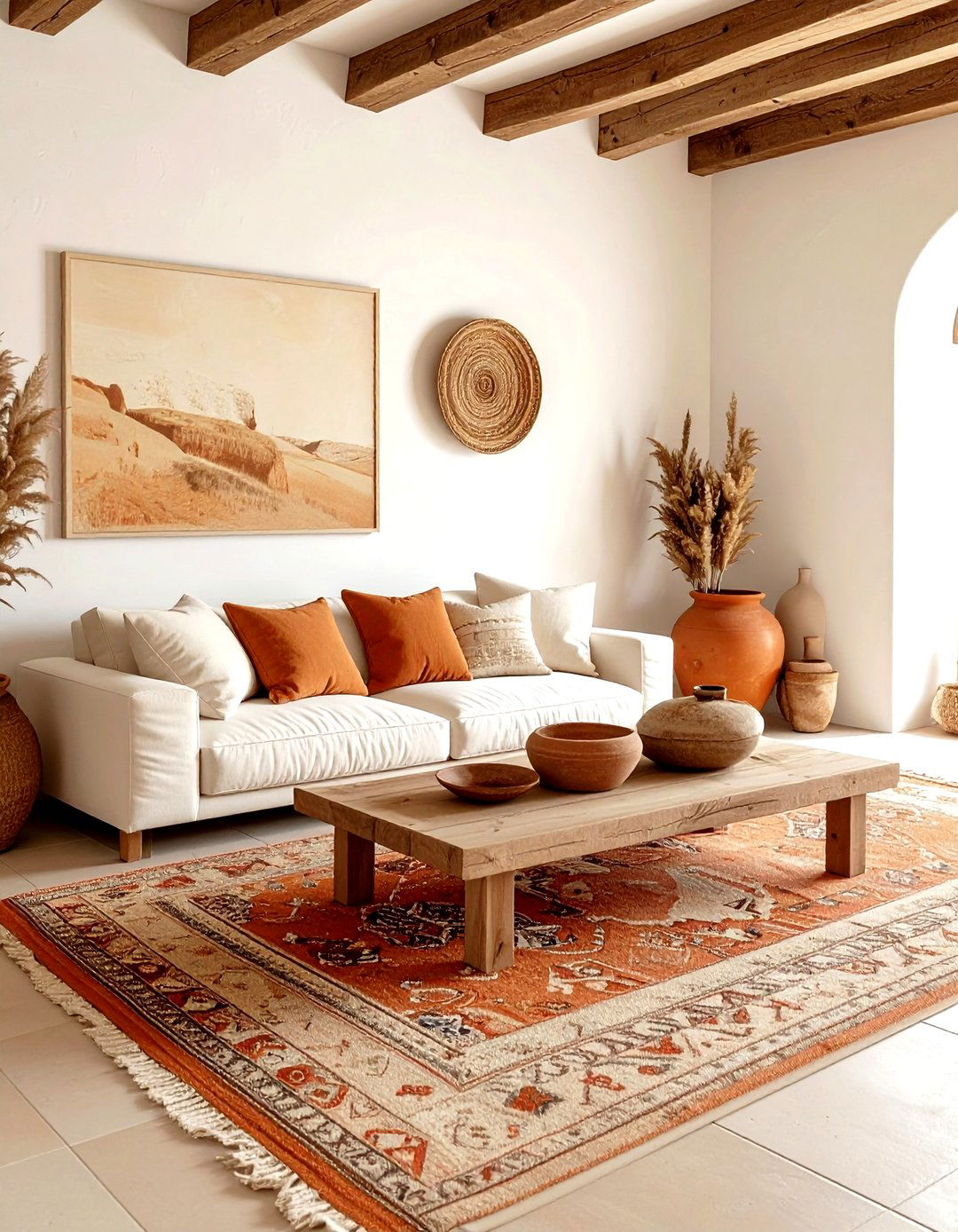 Cream And Terracotta Living Room - 30 cream living room decor ideas