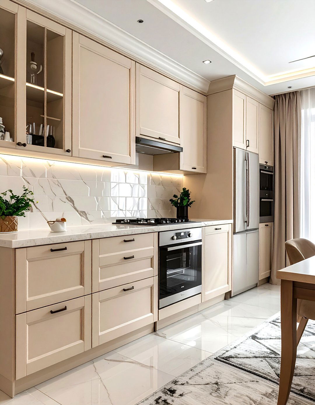 Cream Appliance Housing - 30 cream kitchen furniture ideas