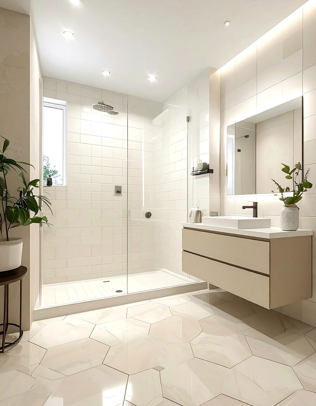 Cream Bathroom Tile - 30 cream bathroom decor ideas