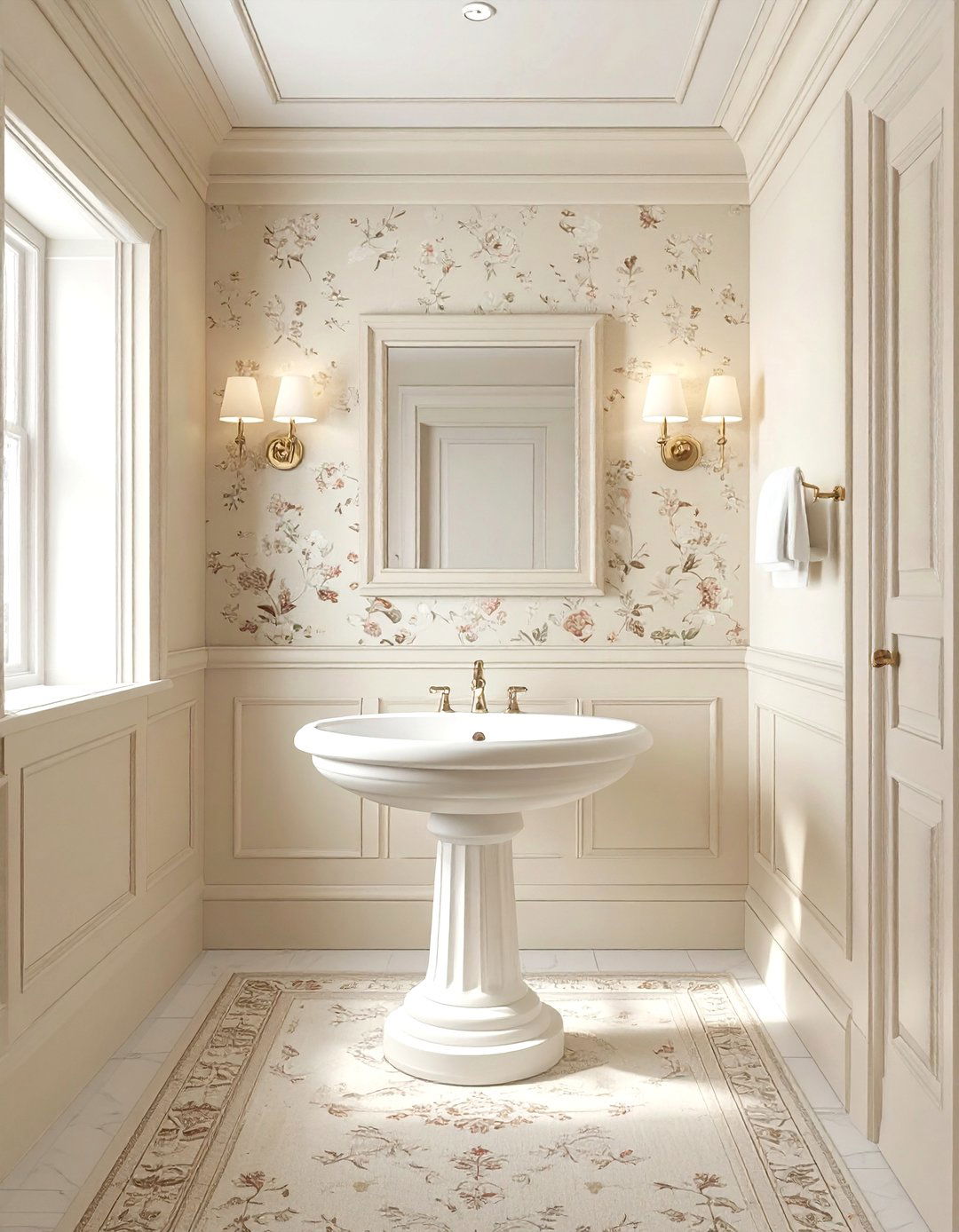 Cream Bathroom Wainscoting - 30 cream bathroom decor ideas