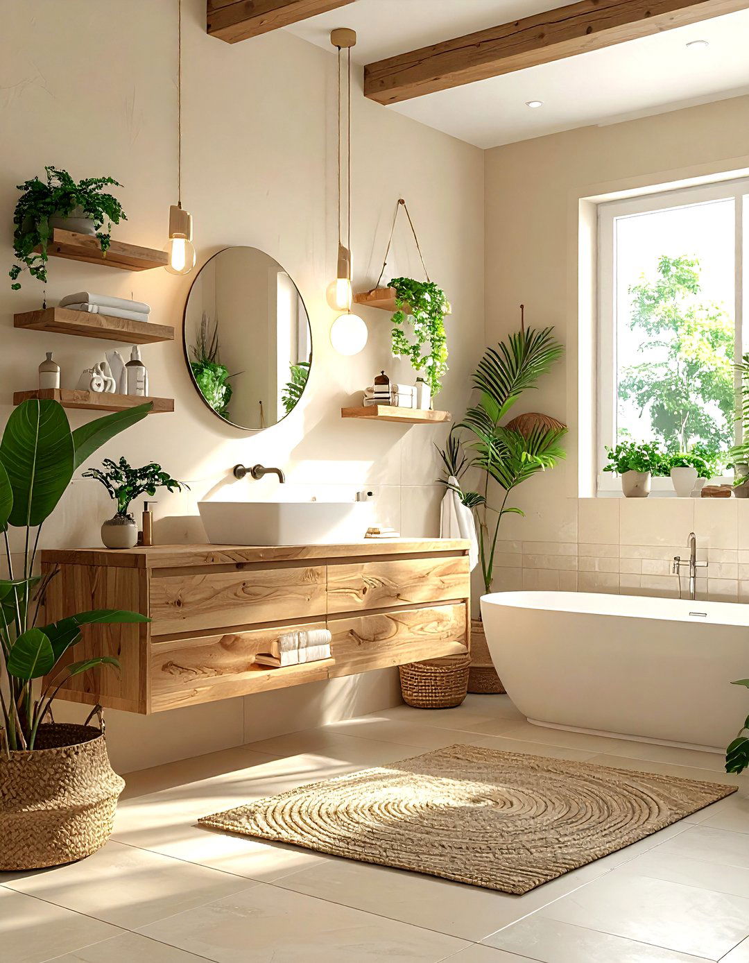 Cream Bathroom Wood - 30 cream bathroom design ideas