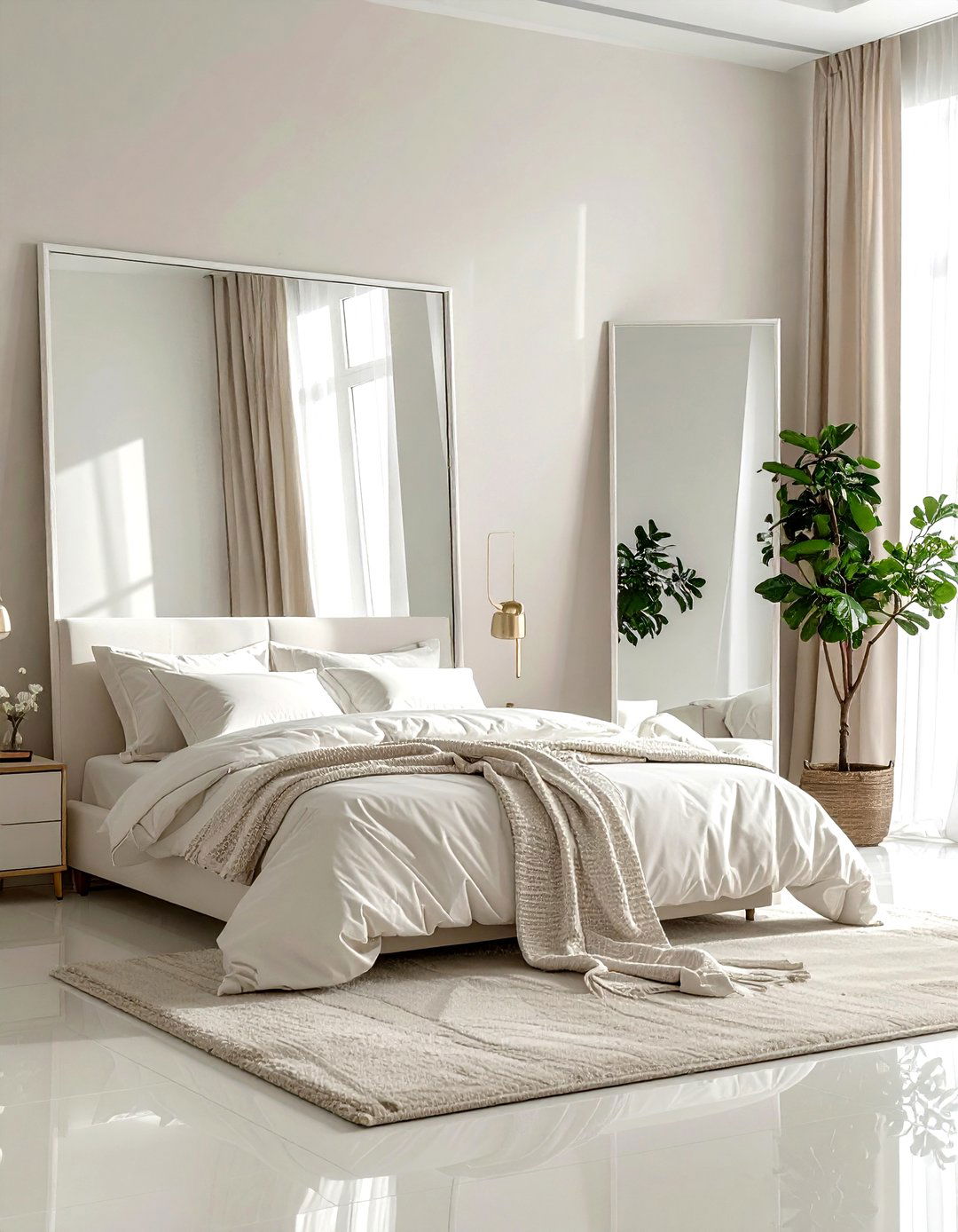30 Minimalist Cream Bedroom Ideas for Peaceful Nights