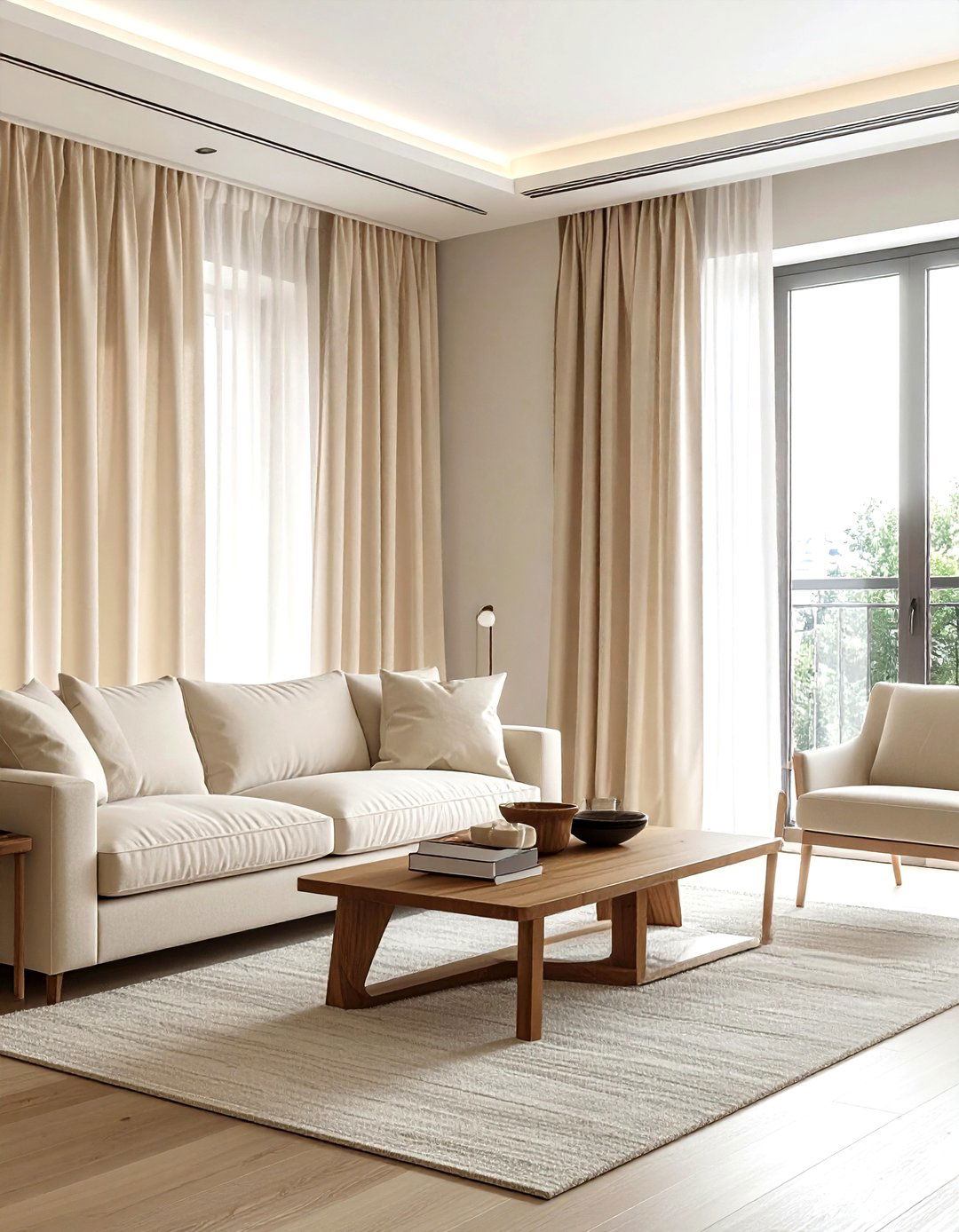 Cream Blackout Curtains - 30 living room blackout curtains