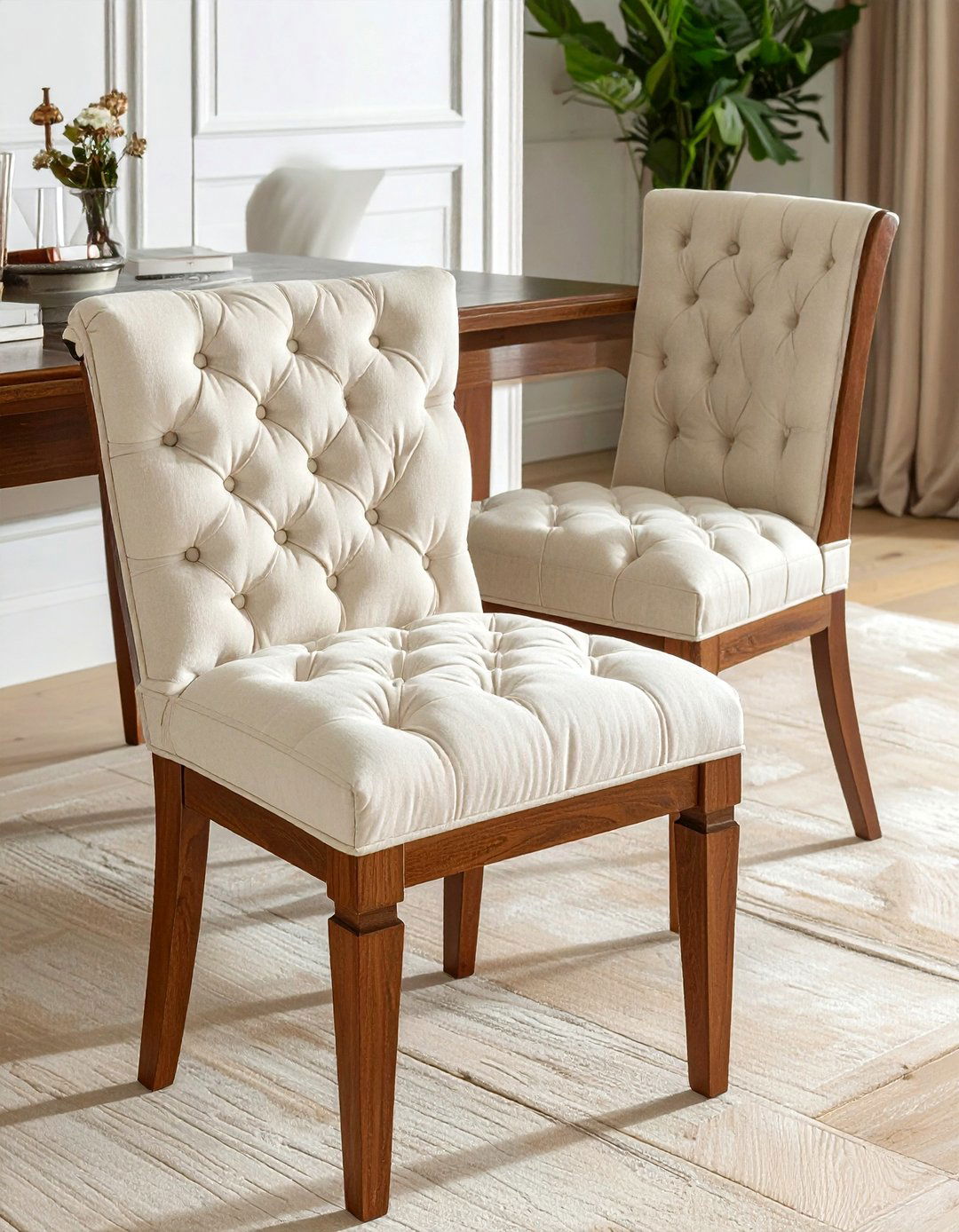 Cream Chair Pad - 30 cream dining room accessories ideas