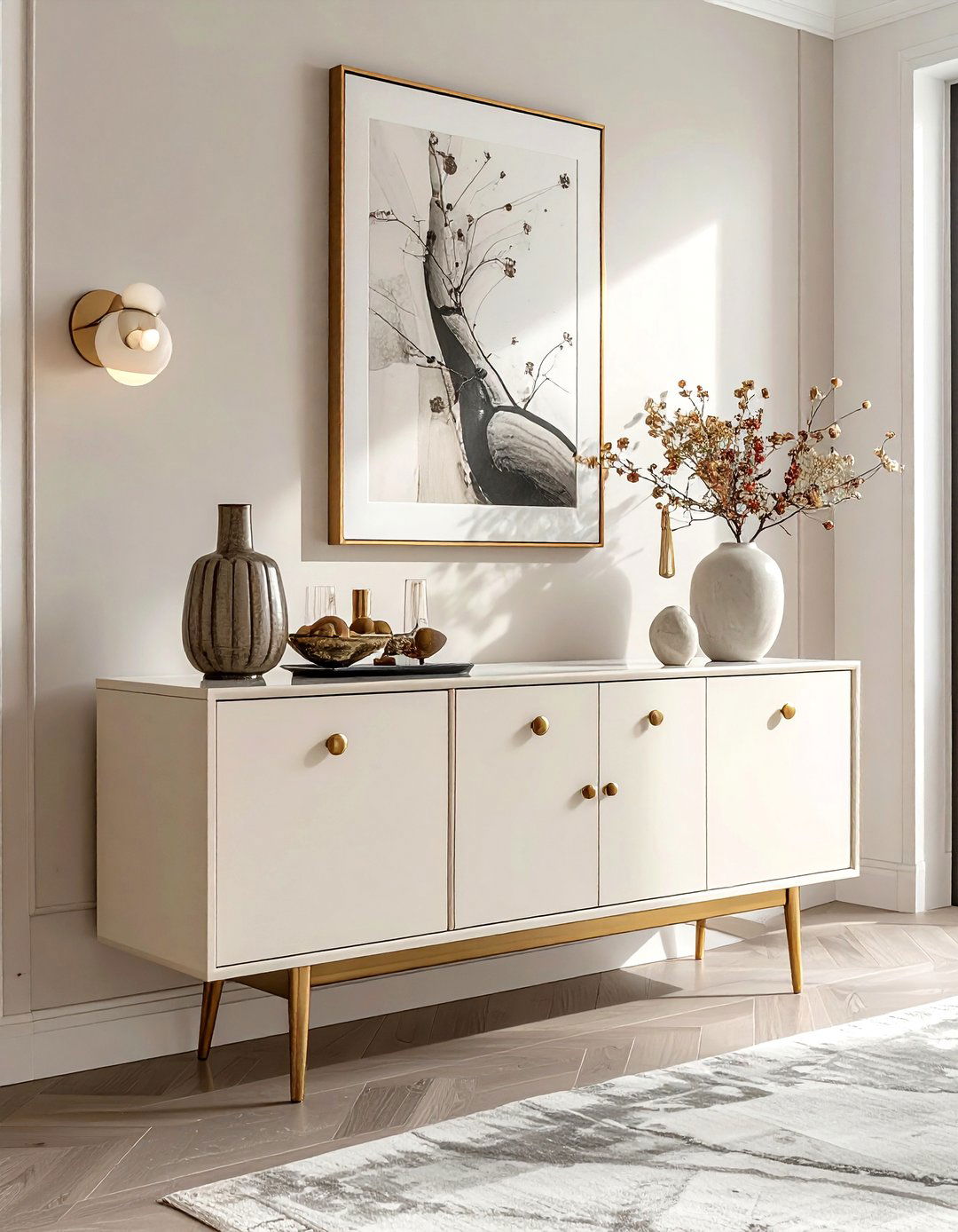 Cream Dining Sideboard - 30 cream dining room accessories ideas