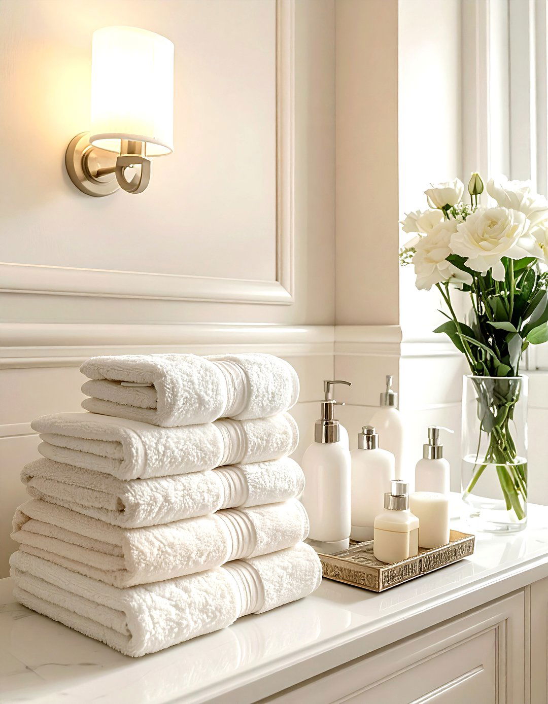 Cream Guest Bathroom - 30 warm cream bathroom ideas