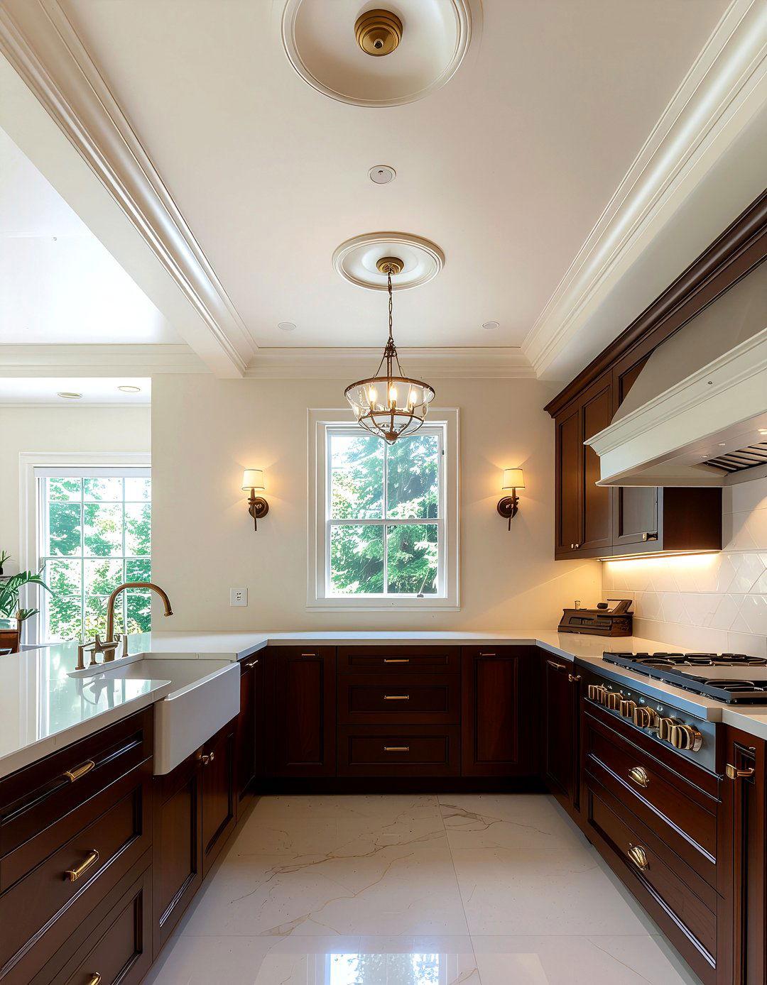 Cream Kitchen Ceiling - 30 kitchen painted ceiling ideas