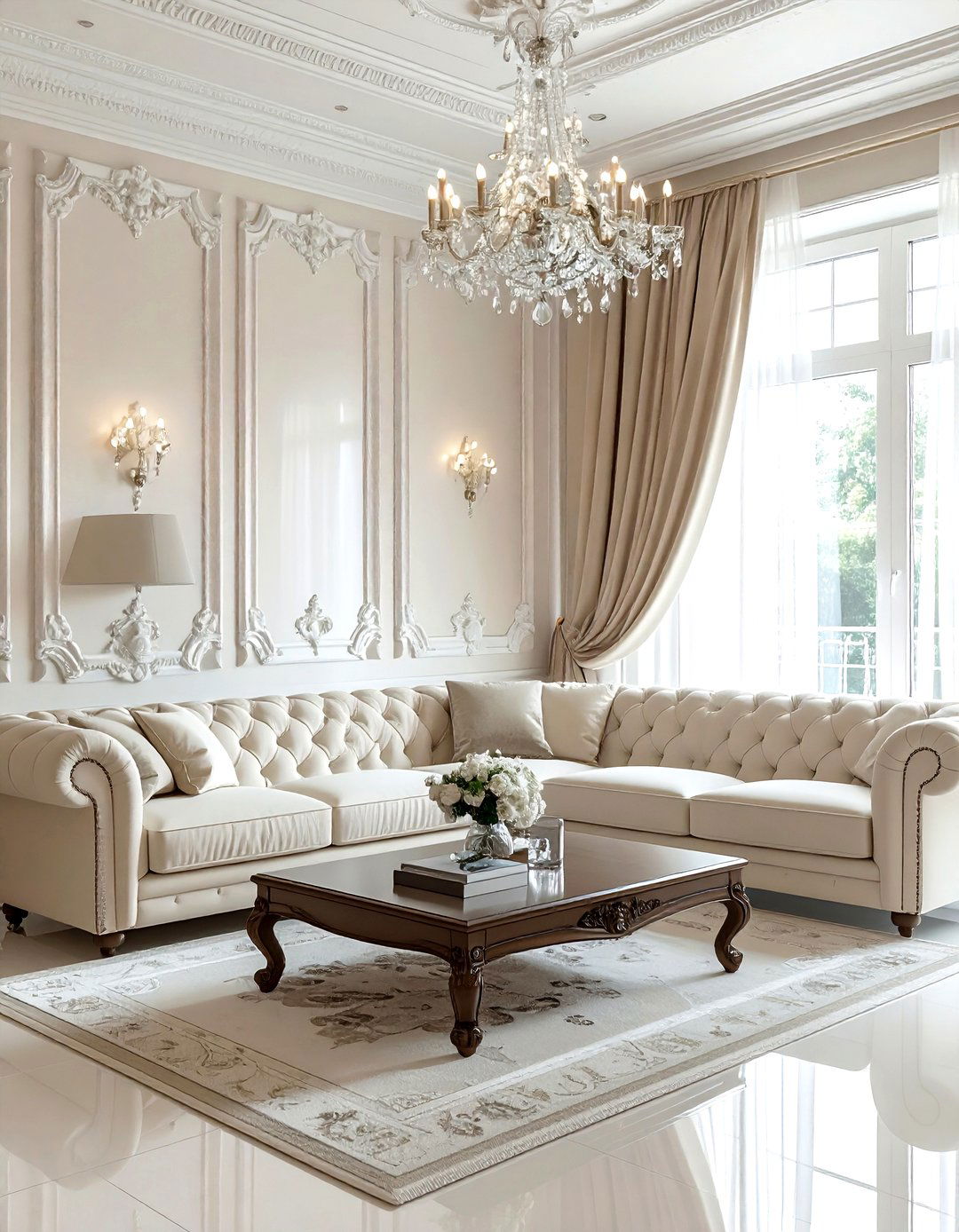 Cream Living Room - 30 living room paint color ideas