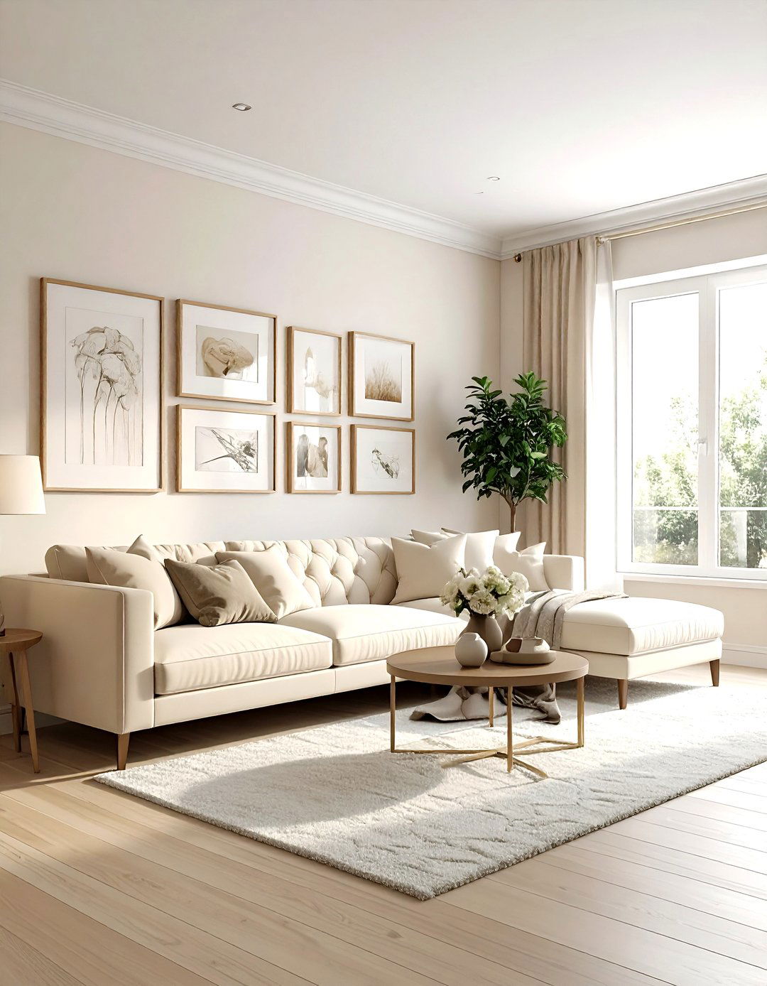 30 Contemporary Cream Living Room Ideas for a Warm Look