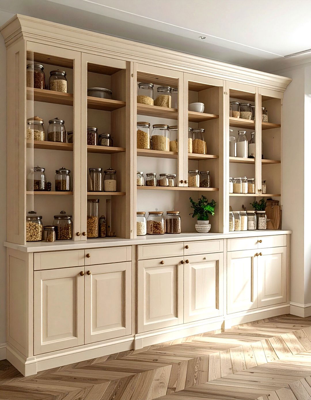 Cream Pantry Cupboard - 30 cream kitchen furniture ideas