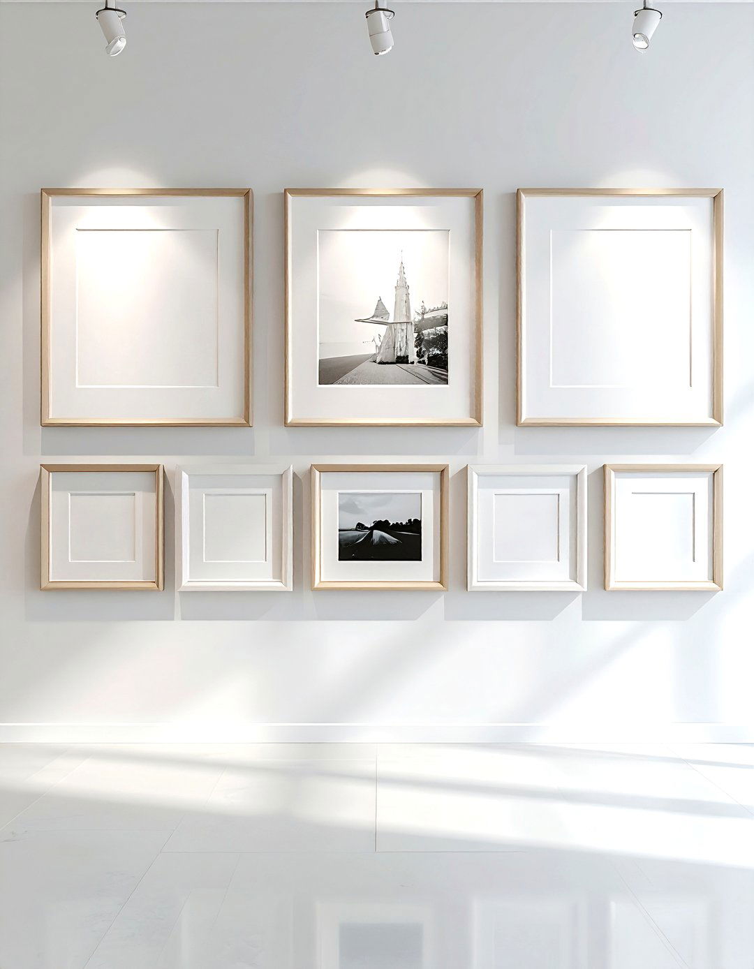 Cream Picture Frame Set - 30 cream living room accessories ideas