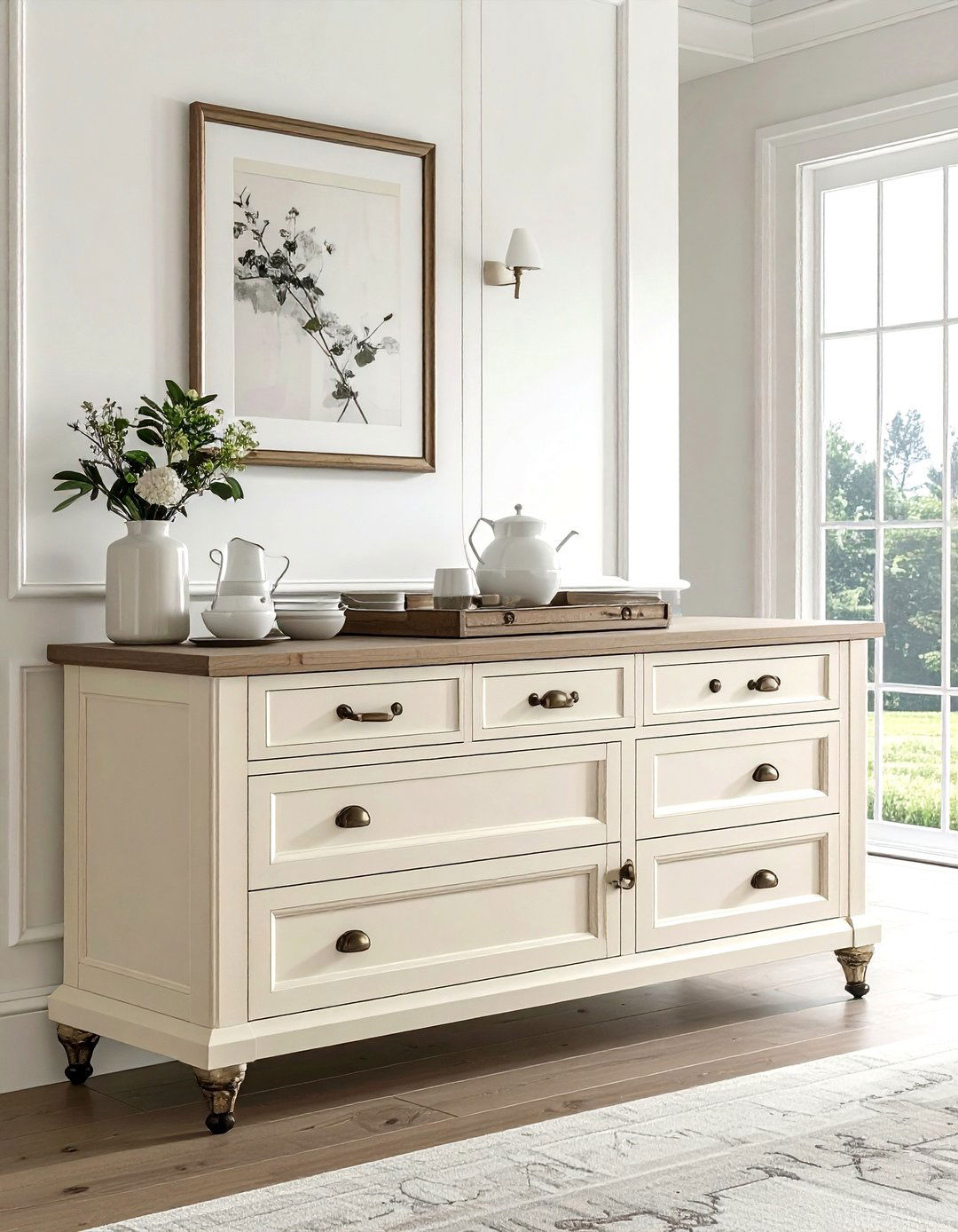 Cream Sideboard Buffet - 30 cream kitchen furniture ideas