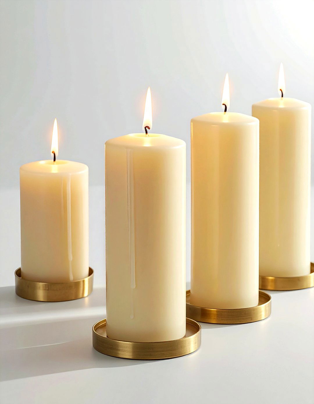 Cream Taper Candle - 30 cream dining room accessories ideas