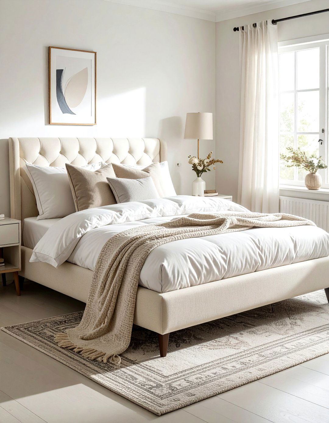 Cream Upholstered Daybed - 30 cream bedroom furniture ideas