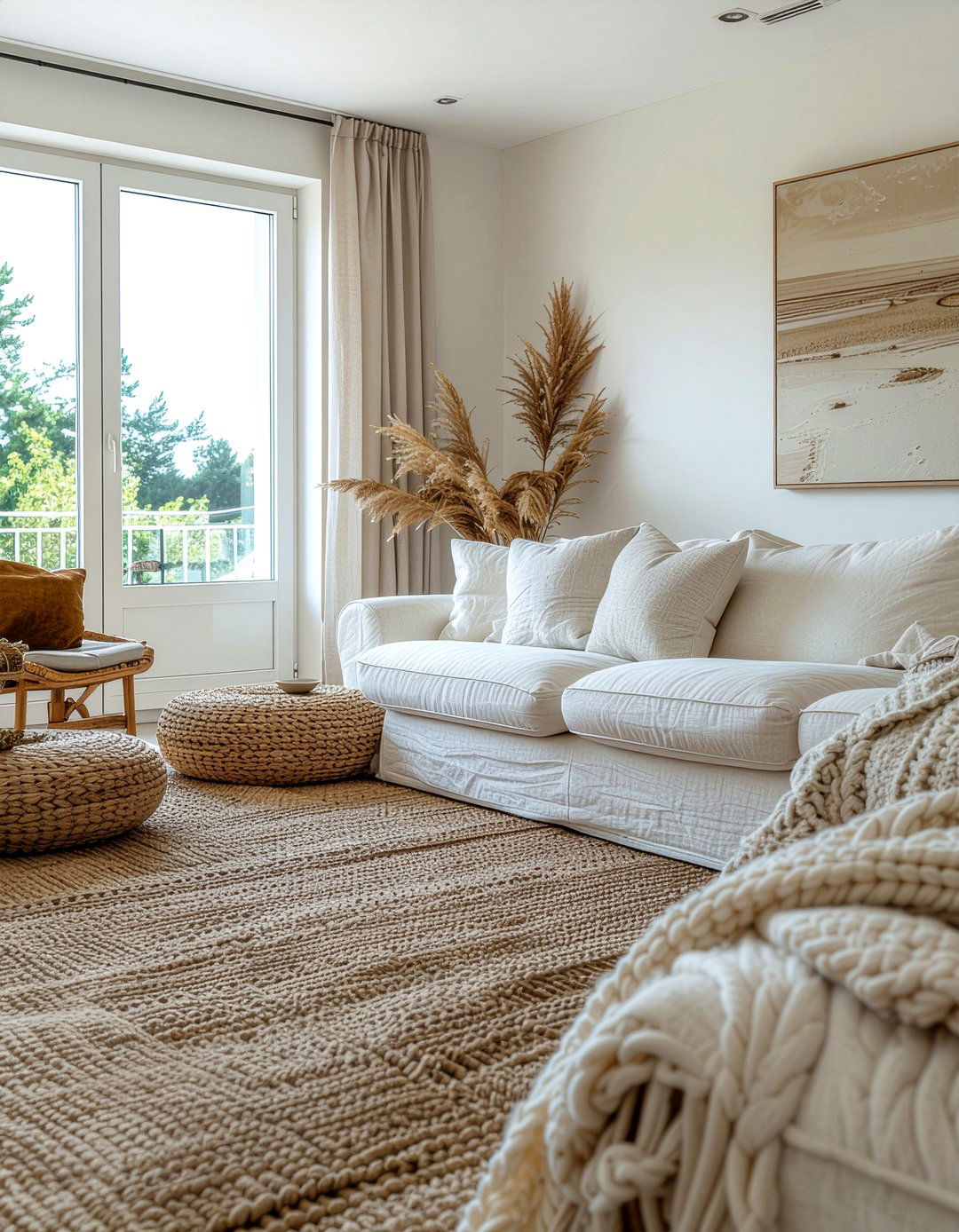 Cream and beige living room - 30 cream living room ideas