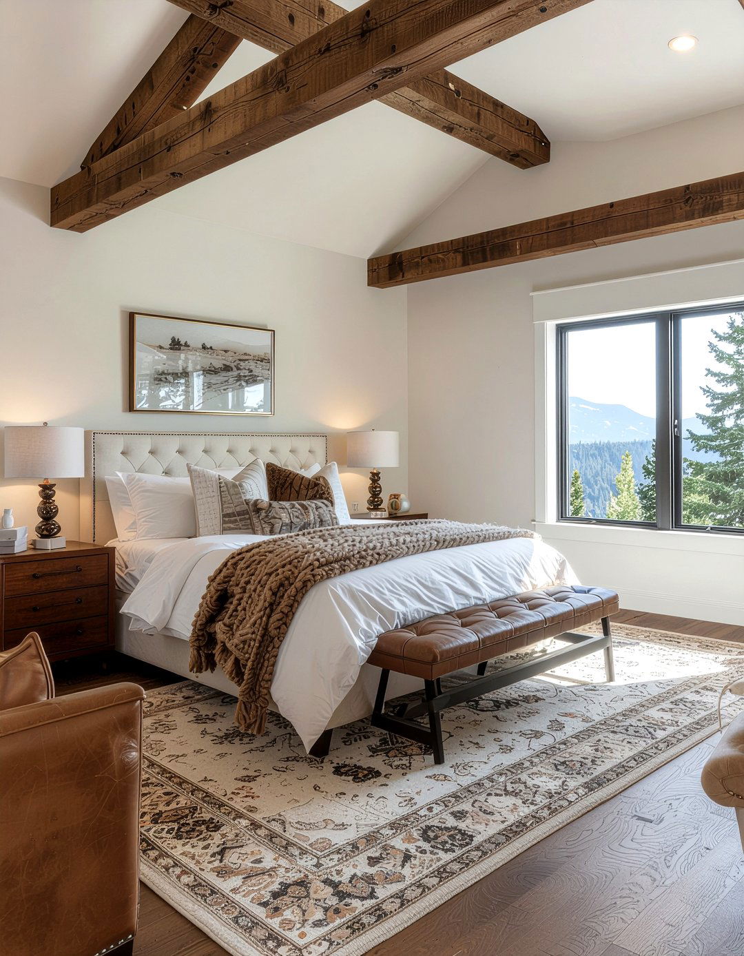 Cream and brown bedroom - 30 cream bedroom ideas