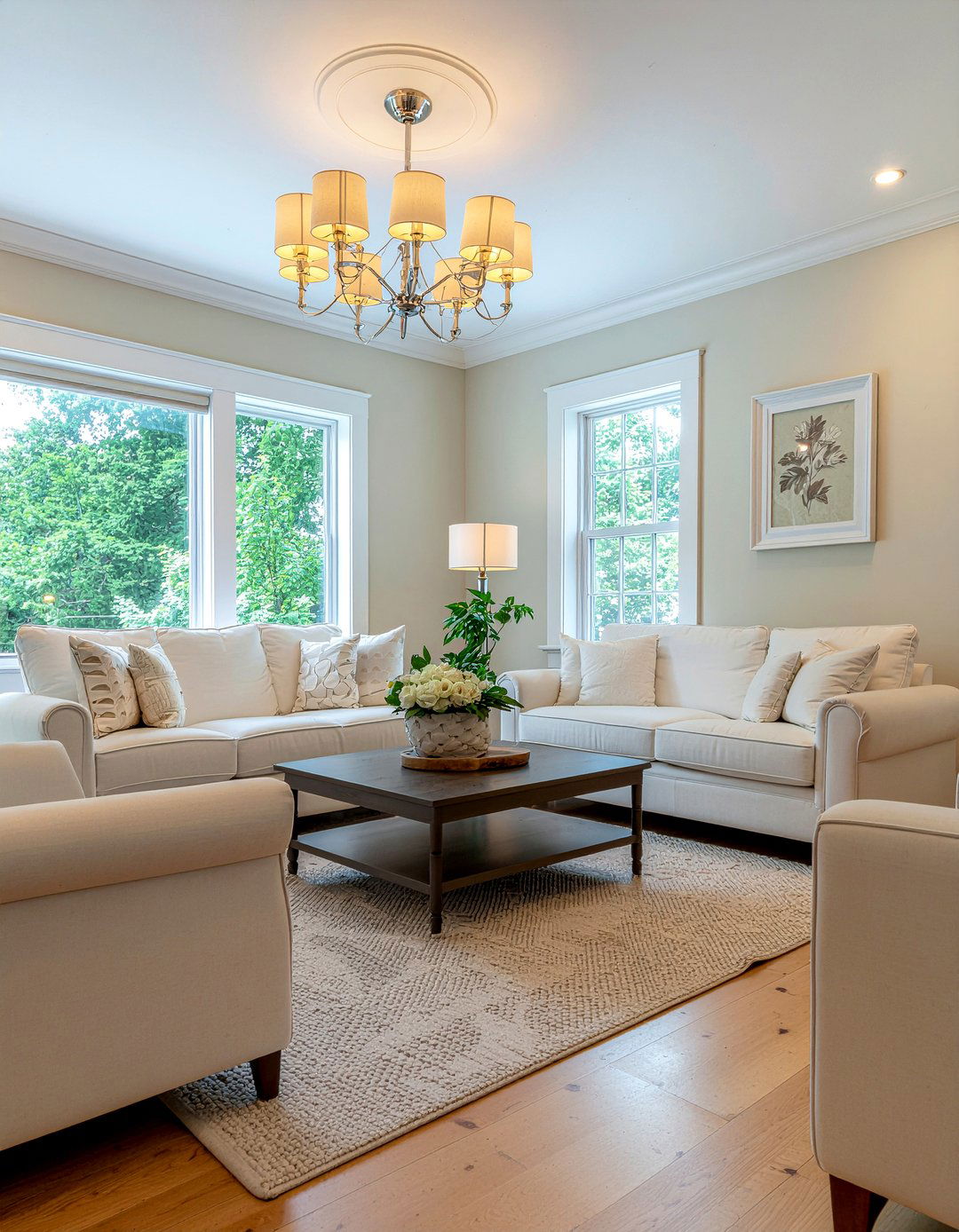 Cream and white living room - 30 cream living room ideas