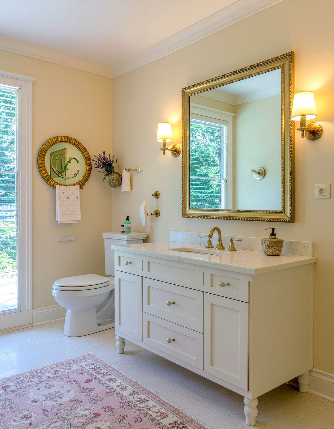 Cream bathroom - 30 small bathroom color ideas