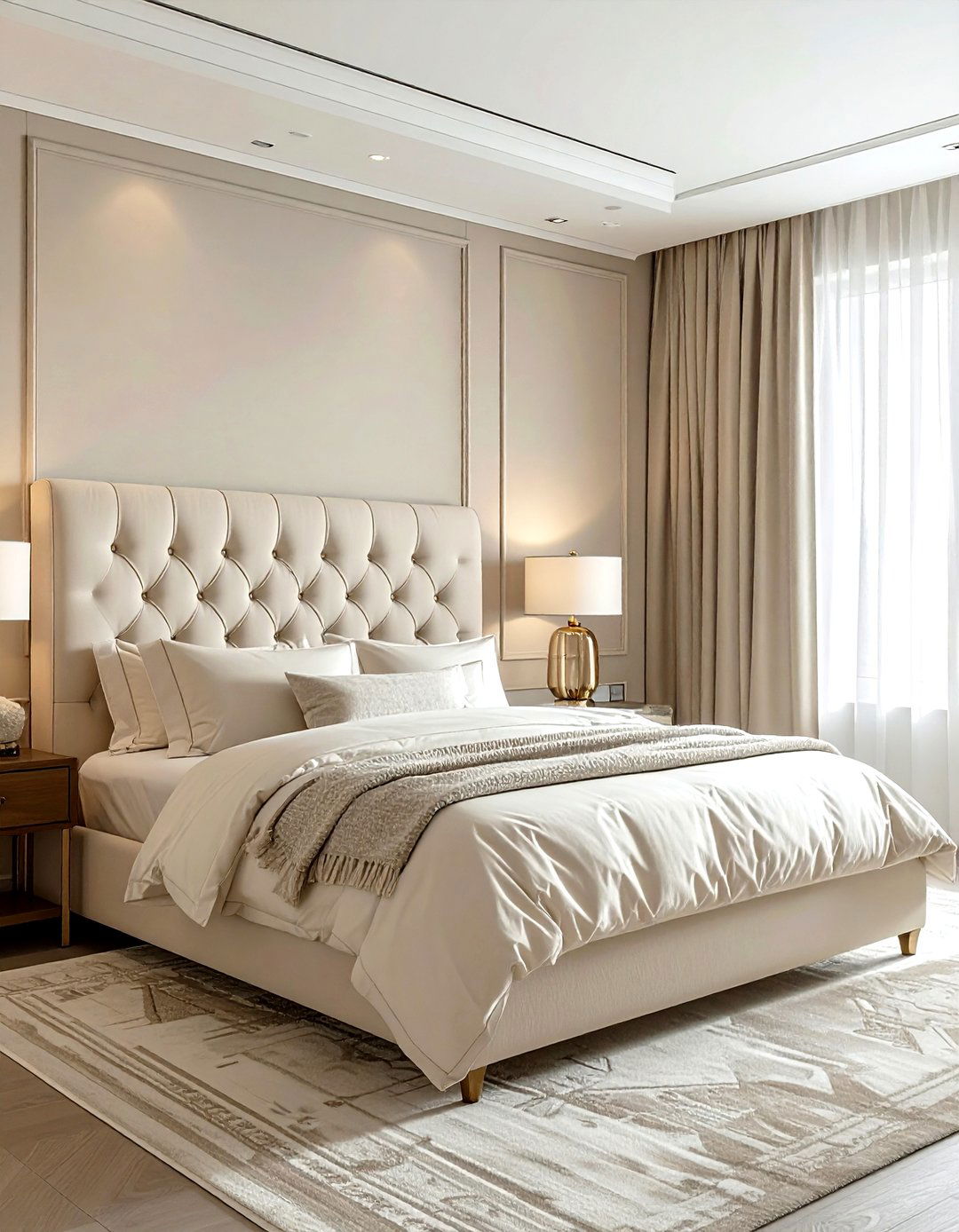 Cream bedroom - 30 cream decor ideas