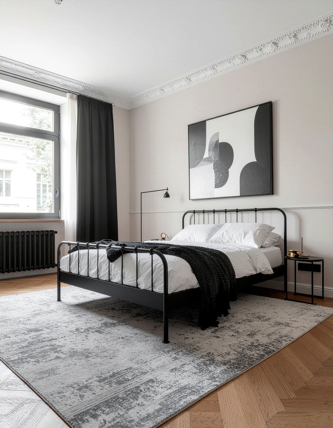 Cream bedroom black accents - 30 bedroom cream walls