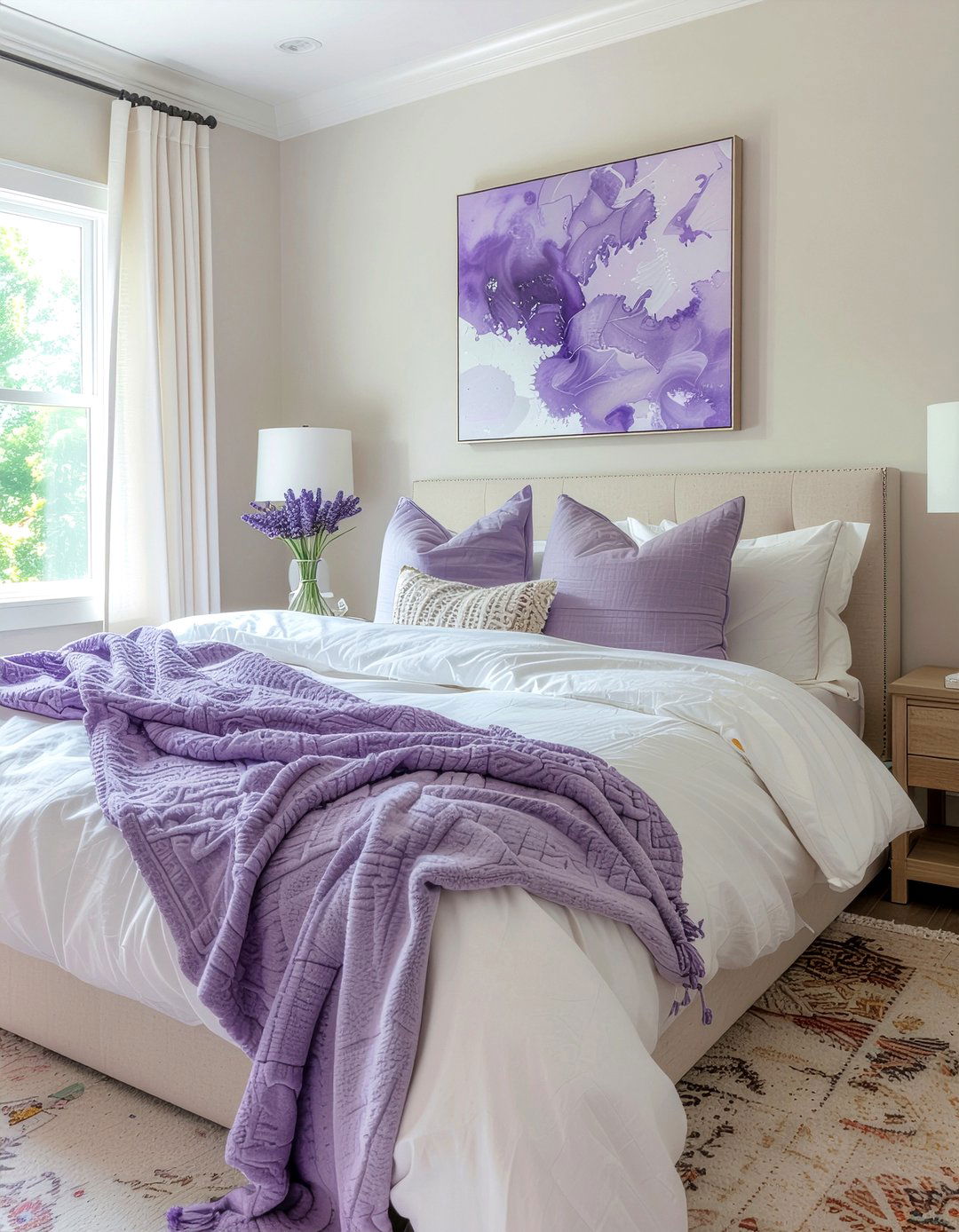 Cream bedroom lavender decor - 30 bedroom cream walls
