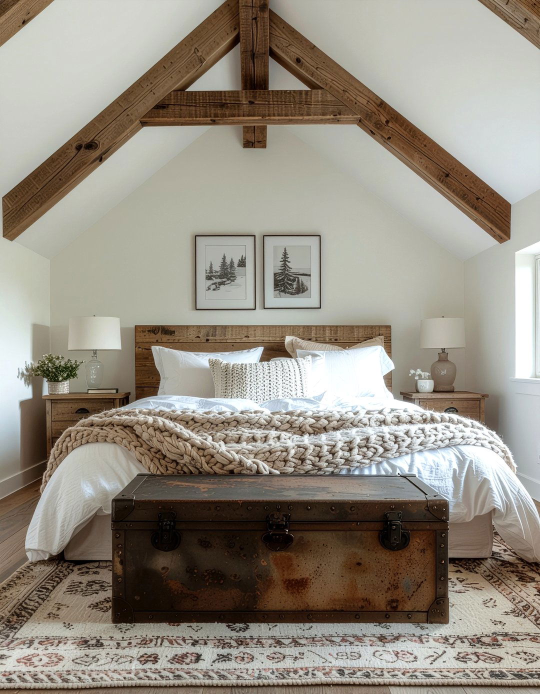 Cream bedroom rustic decor - 30 bedroom cream walls