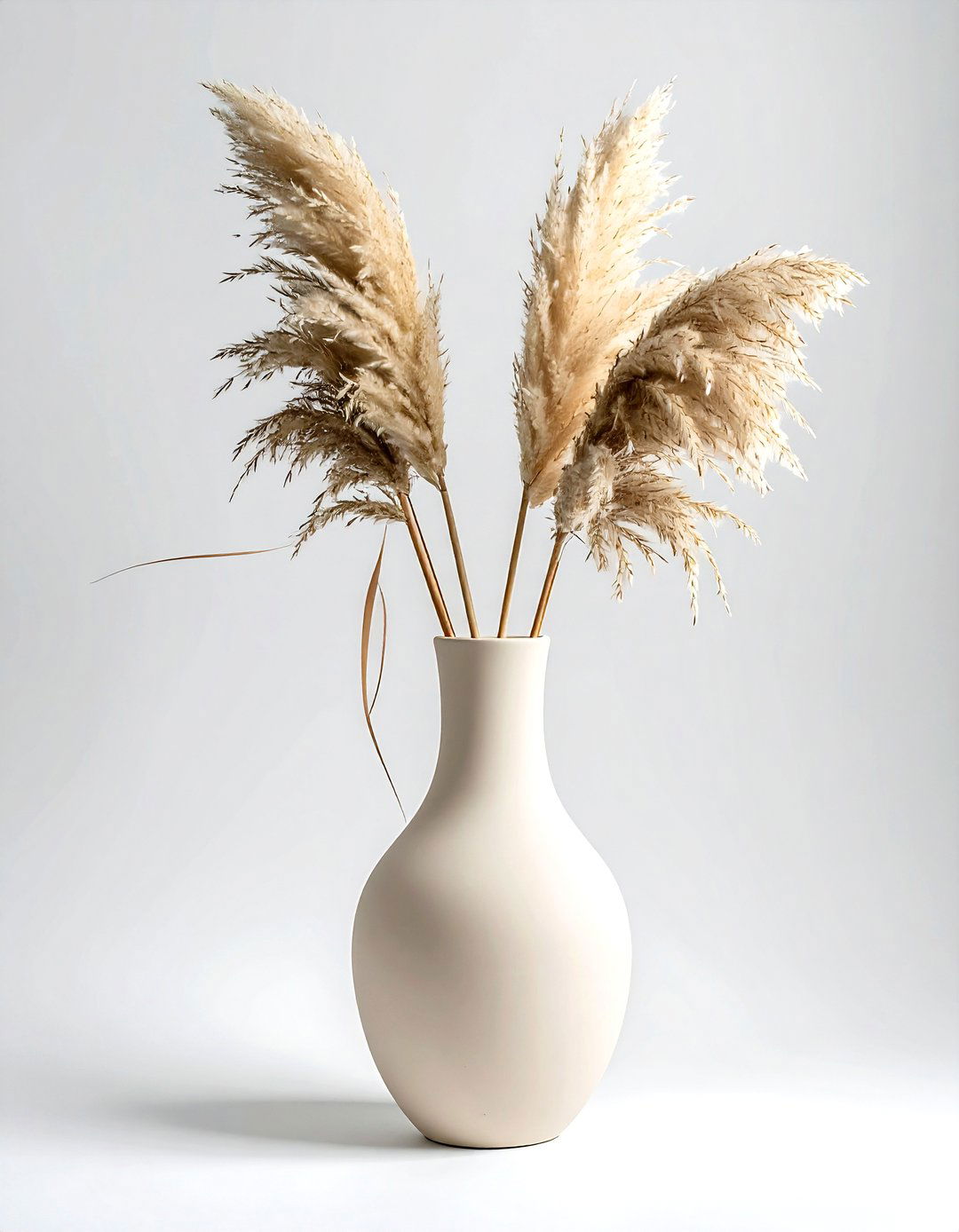 Cream ceramic vase - 30 beige dining room accessories ideas
