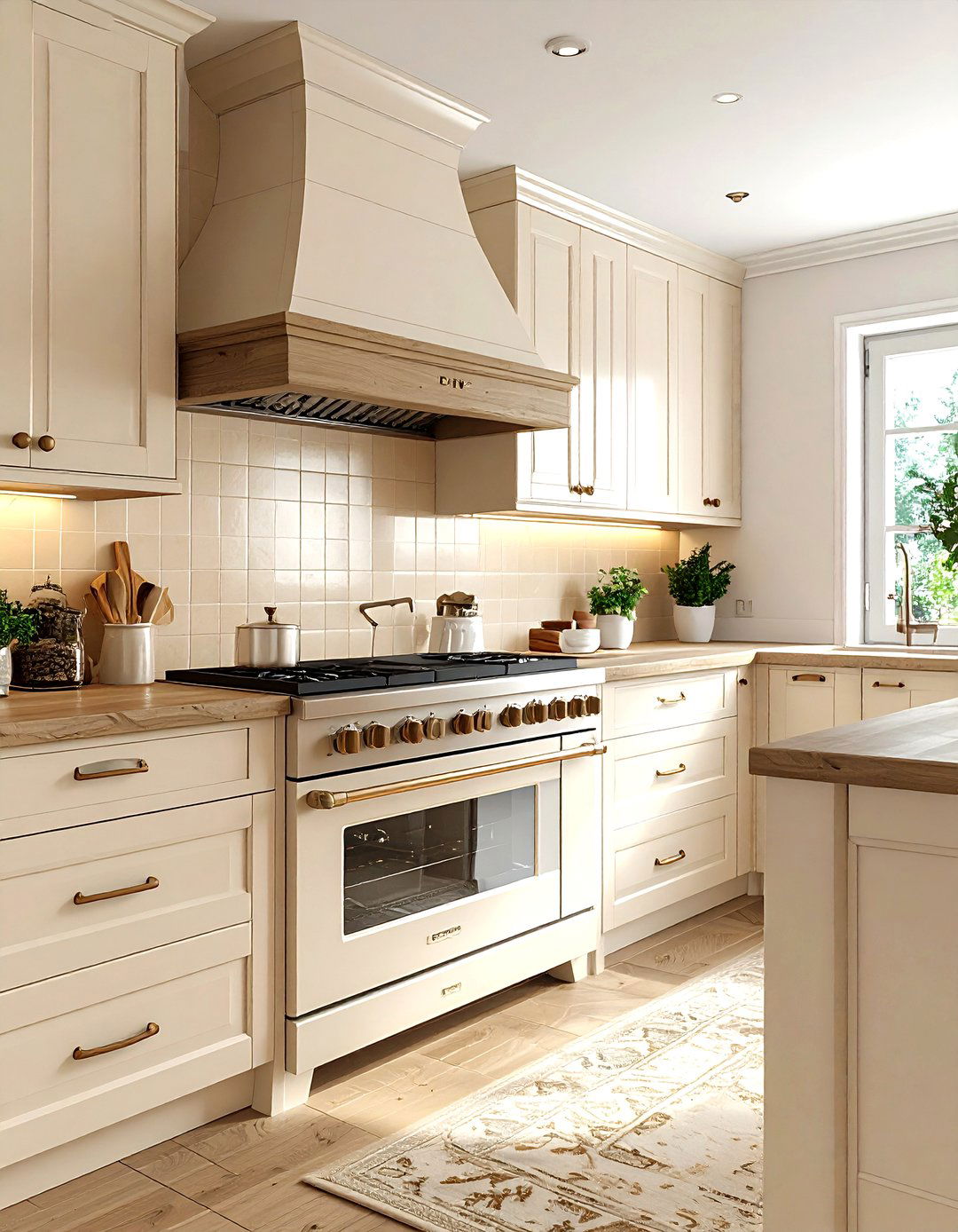 Cream colored dual fuel range - 30 dual fuel range kitchen ideas